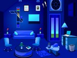 Imaginary Blue Room Escape