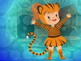 Tiger Disguise Girl Escape
