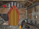 Inside Wooden Hut