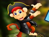 Cute Pirate Monkey Escape