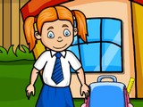 Find the Little Girl School Bag